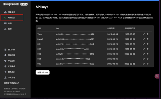 API